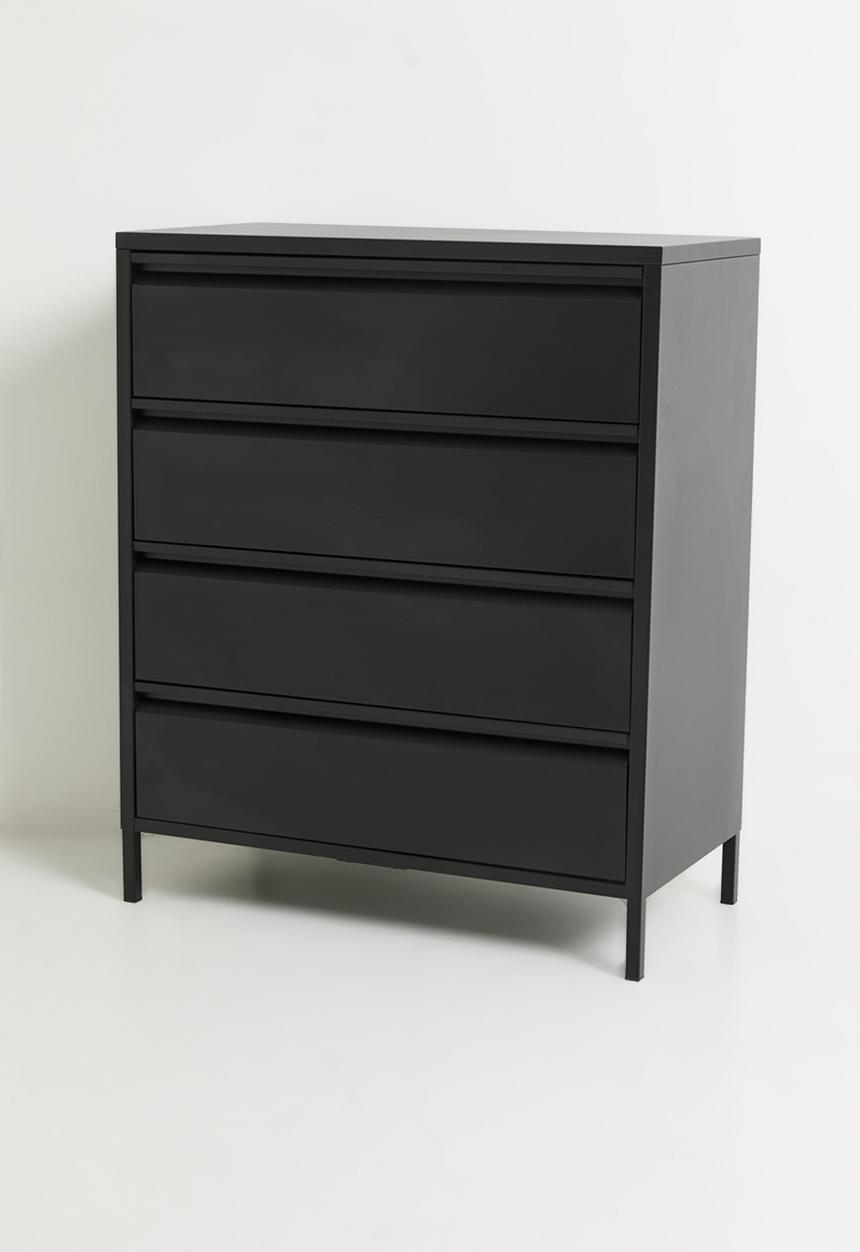 Sixth Floor - Mia 4 Chest Drawer - Black