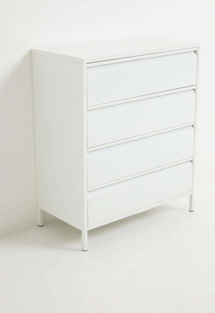 Sixth Floor - Mia 4 Chest Drawer - White