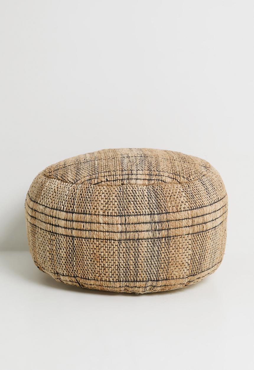 Sixth Floor - Nala Jute Ottoman - Natural