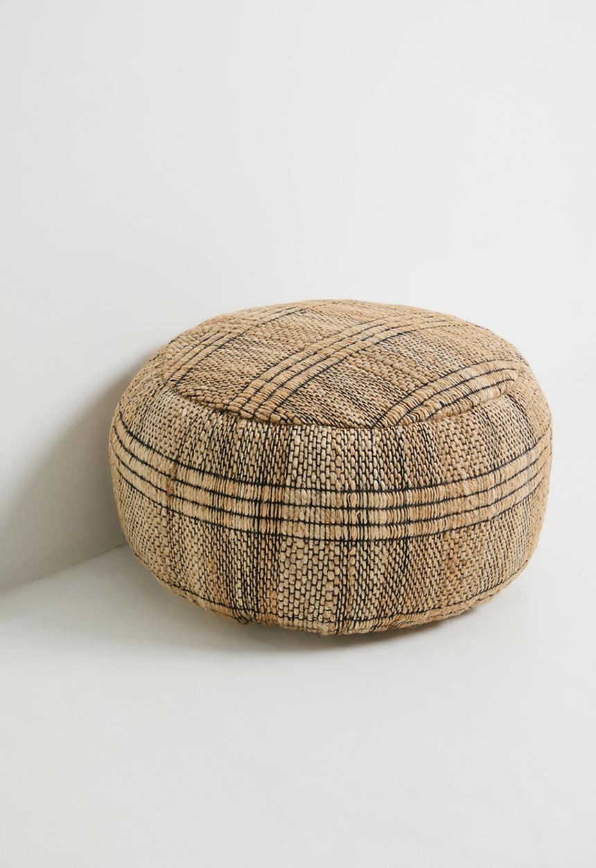 Sixth Floor - Nala Jute Ottoman - Natural