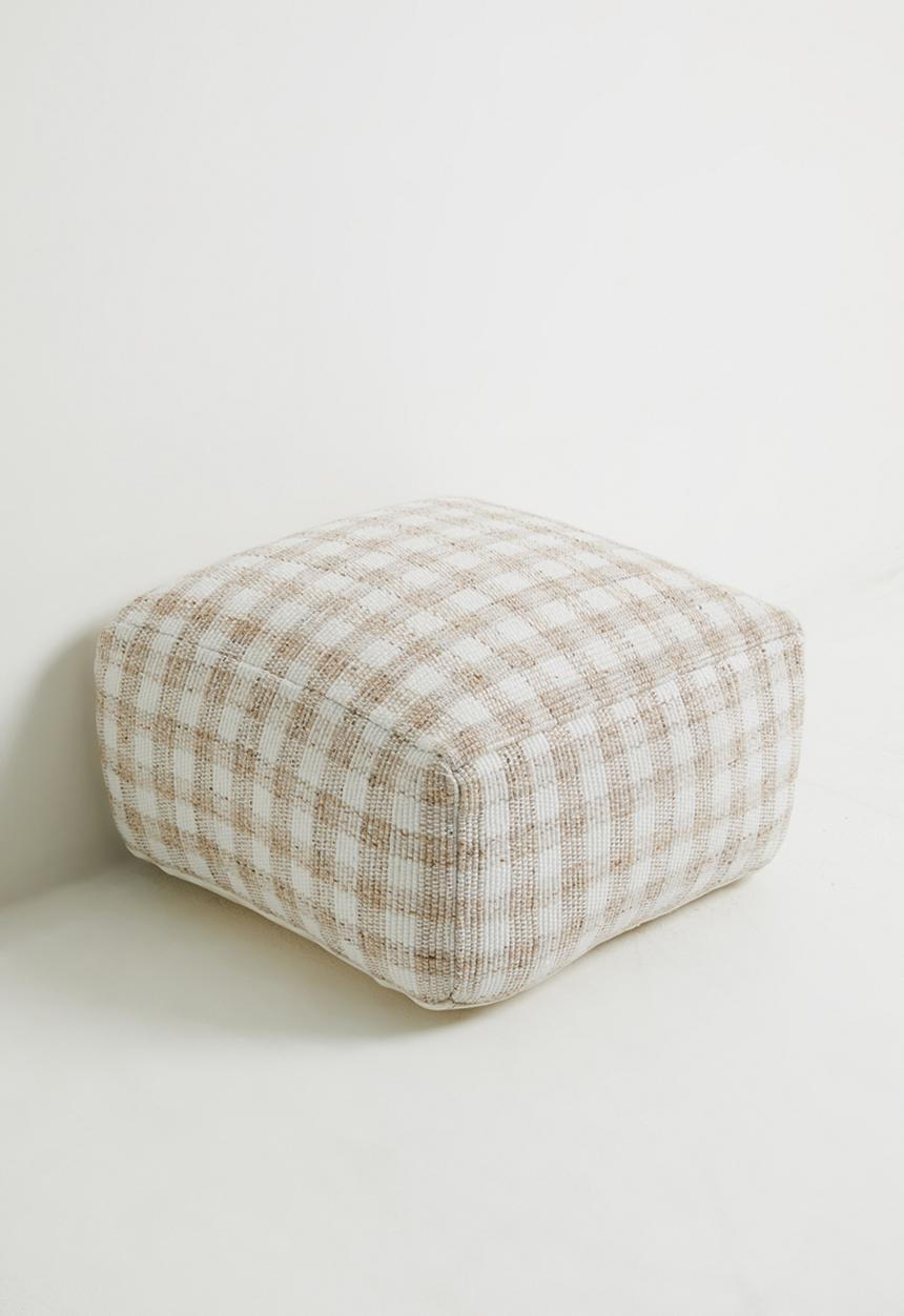 Sixth Floor - Zen Indoor/Outdoor Pouf - Natural