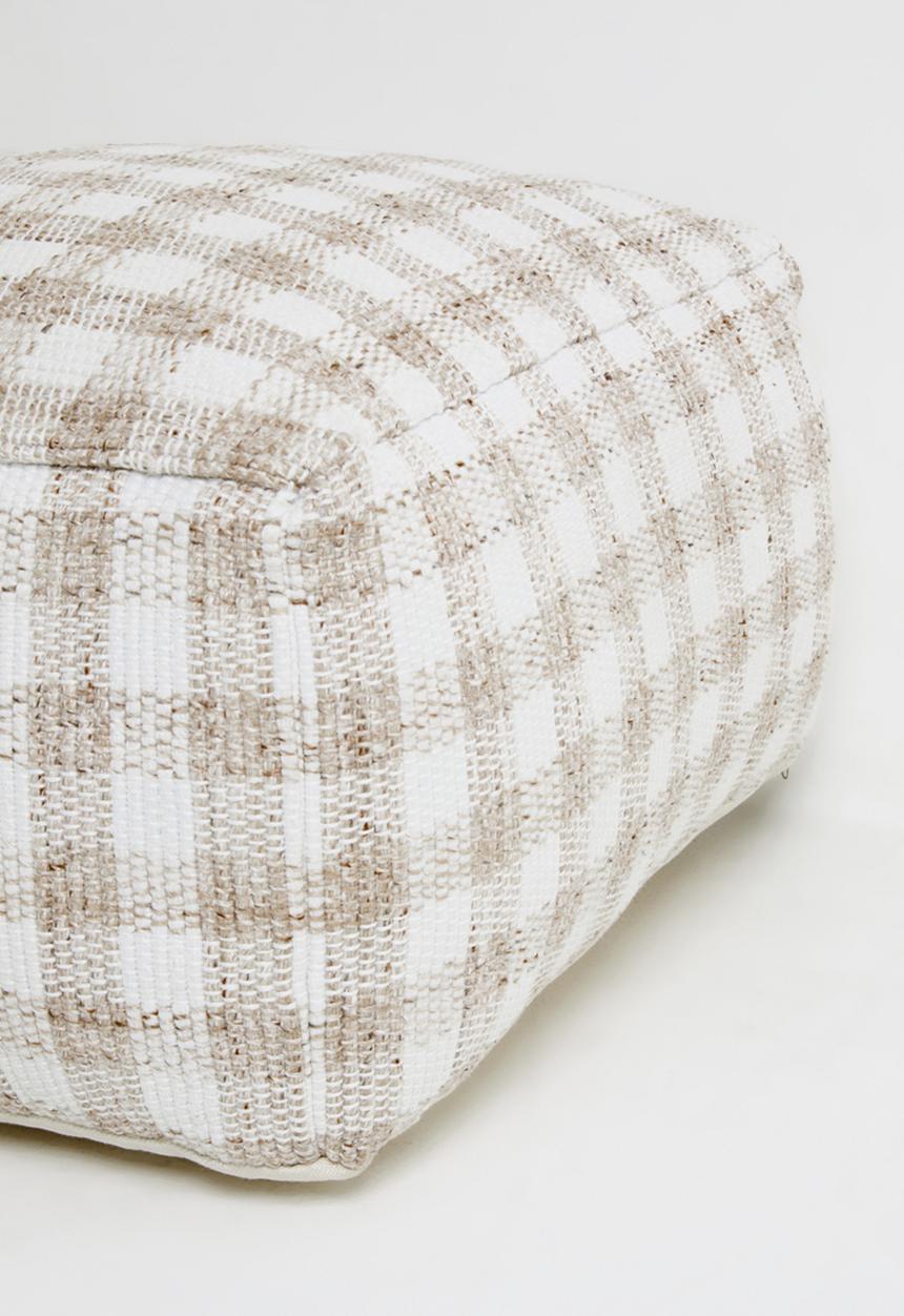 Sixth Floor - Zen Indoor/Outdoor Pouf - Natural