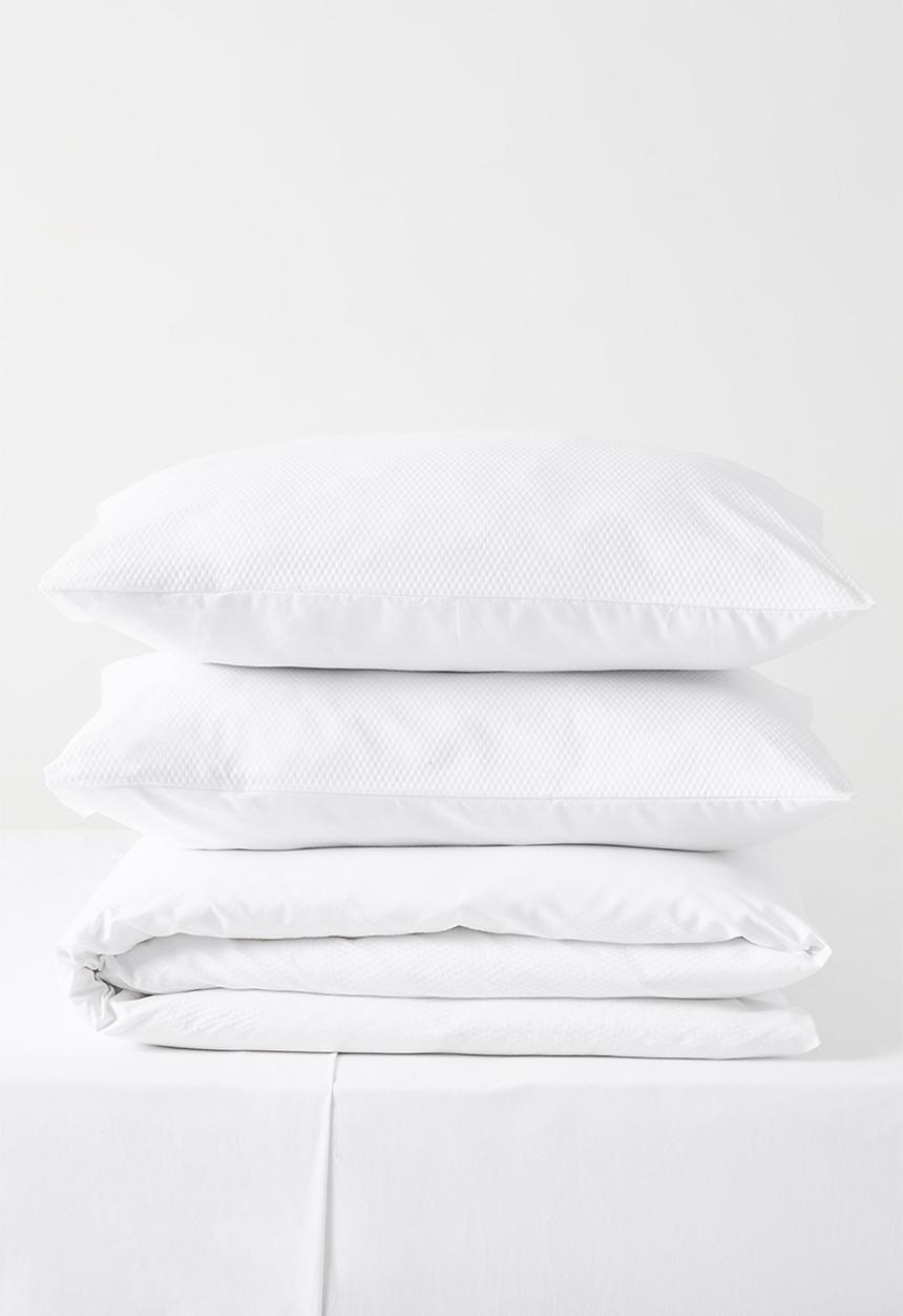 Sixth Floor - White Seersucker Duvet