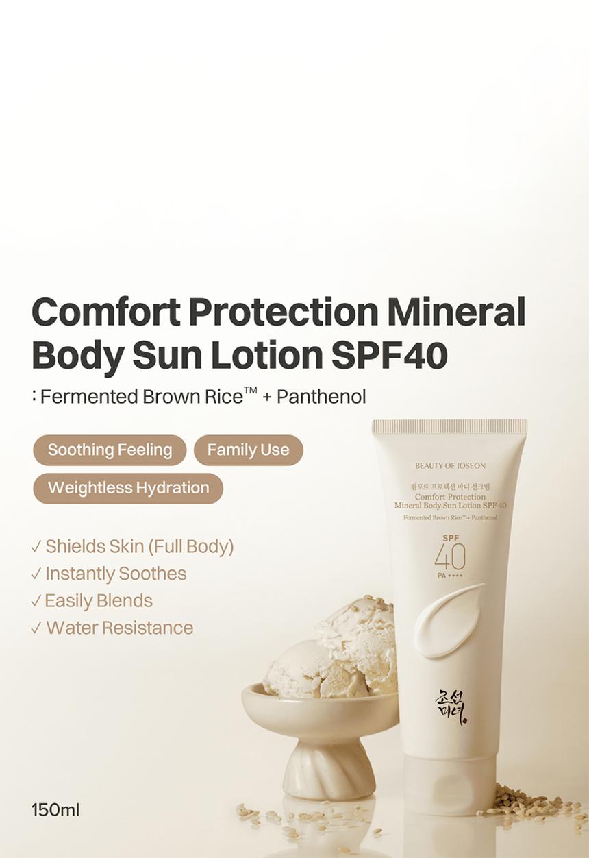 Beauty of Joseon - Comfort Protection Mineral Body Sun Lotion SPF 40 - 150ml