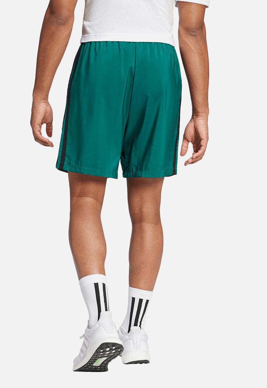 adidas Performance -  Essentials 3-Stripes Chelsea Shorts - Collegiate Green / Black