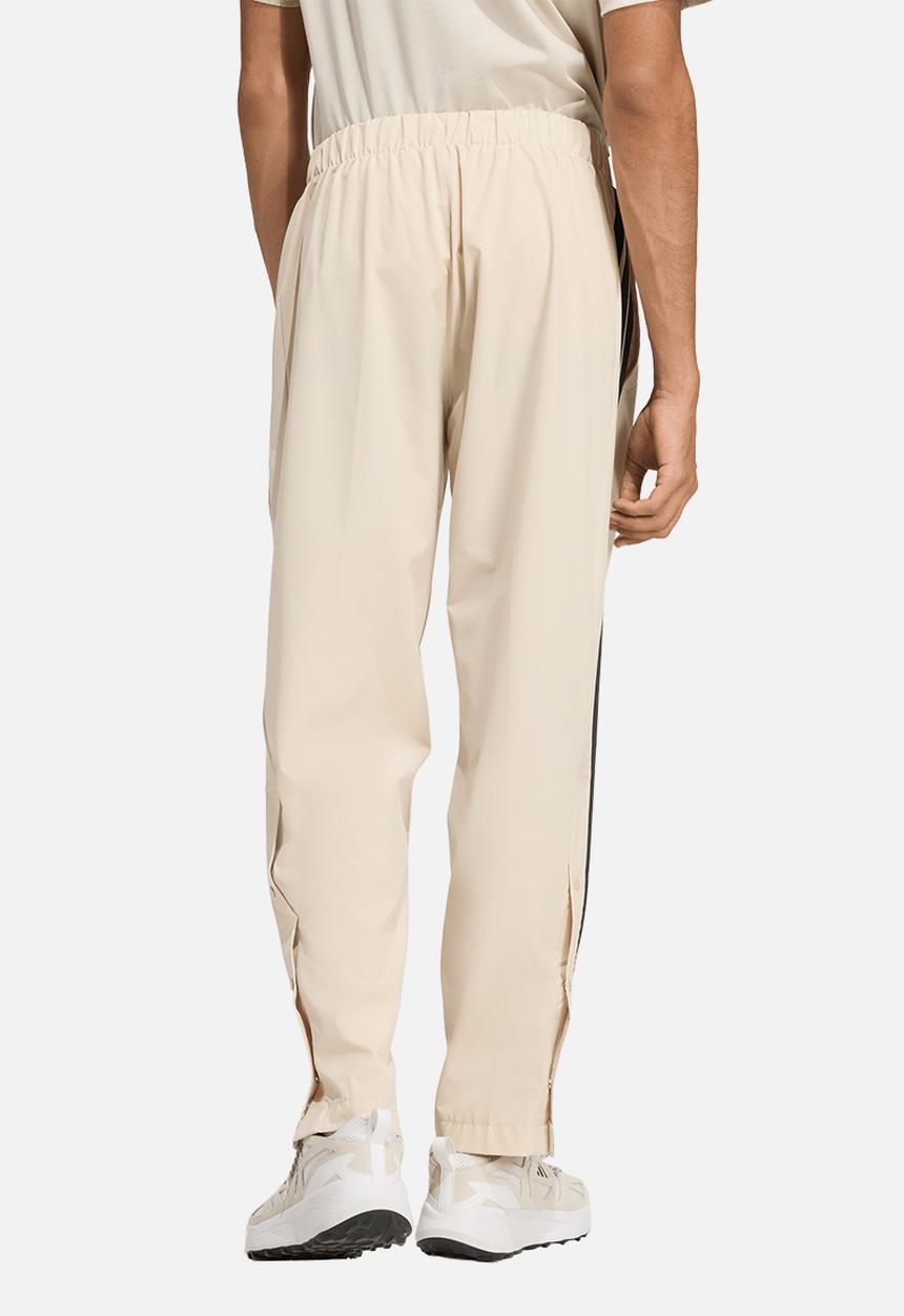 adidas Performance -  3-Stripes Woven Snap Trackpants - Cream