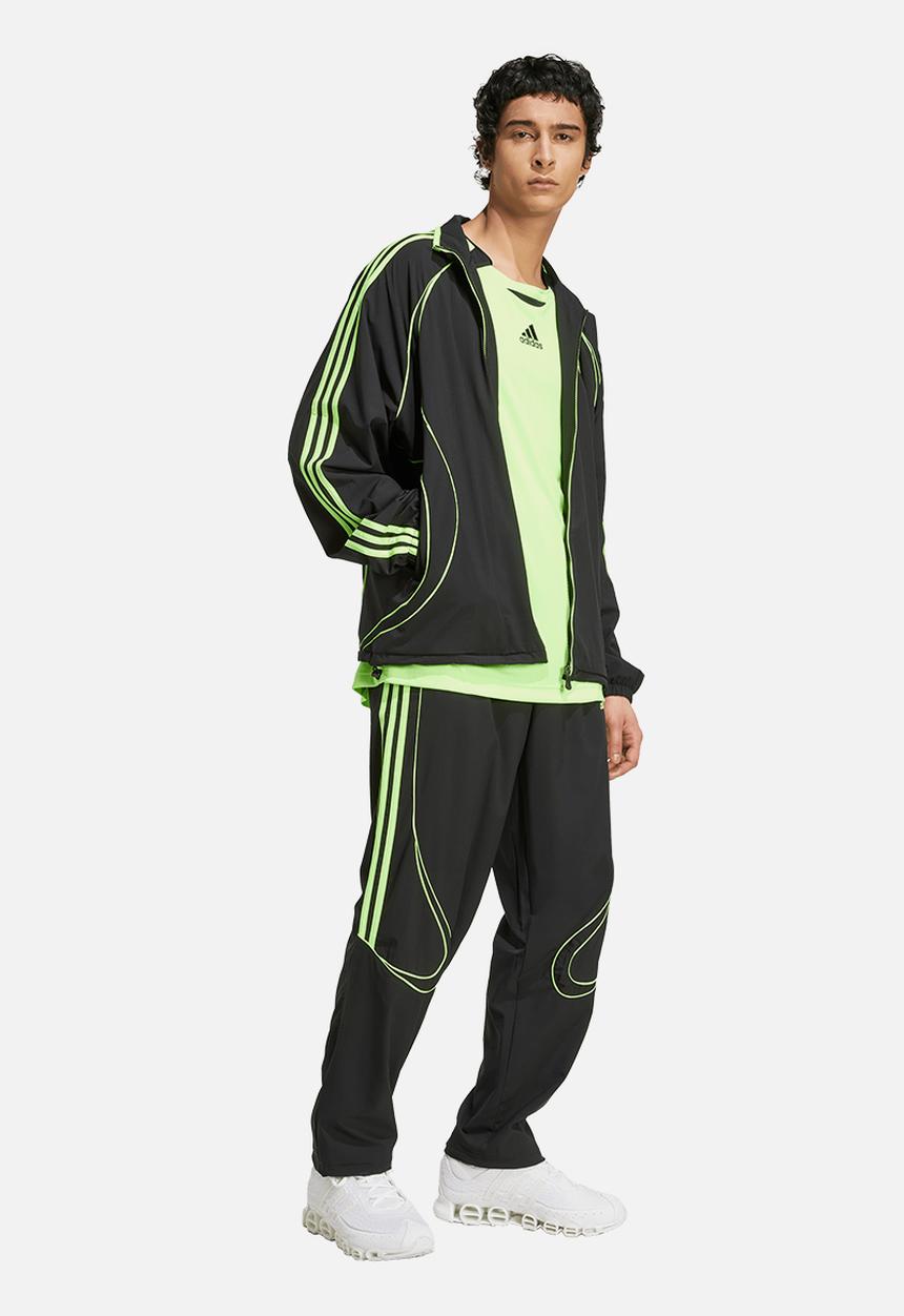 adidas Performance -  Teamgeist Adicolor Track Pants - Black / Signal Green