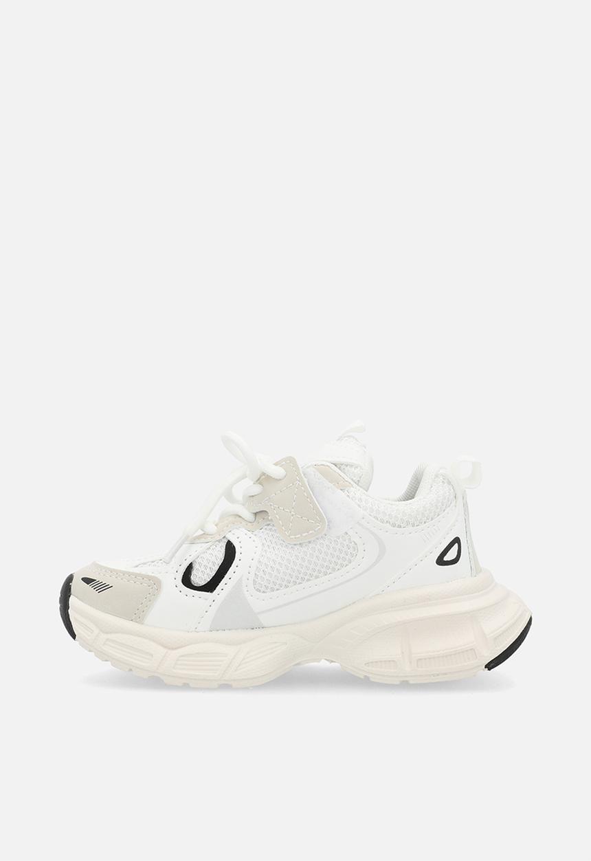 Pop Candy - Vintage-style chunky sole sneakers - white