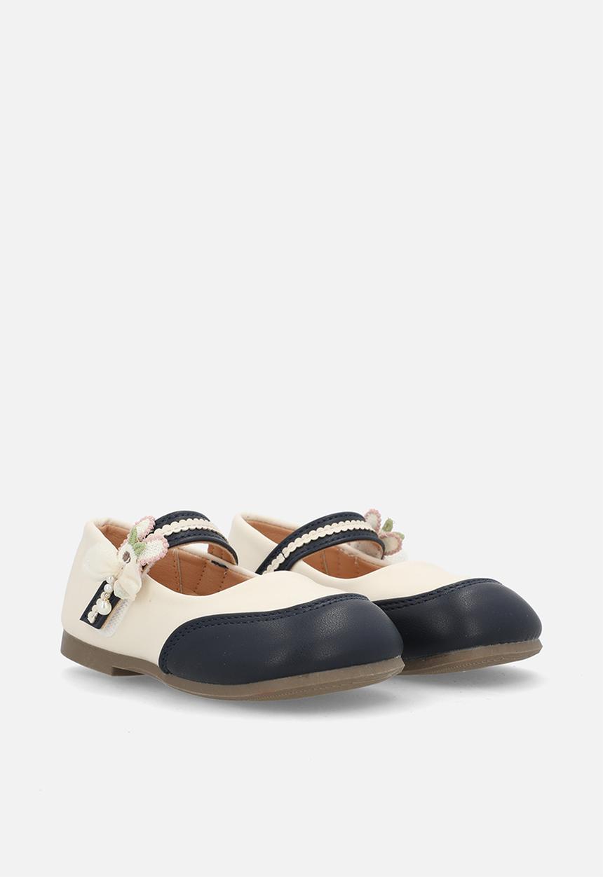 Pop Candy - PU two-tone pumps - white/navy