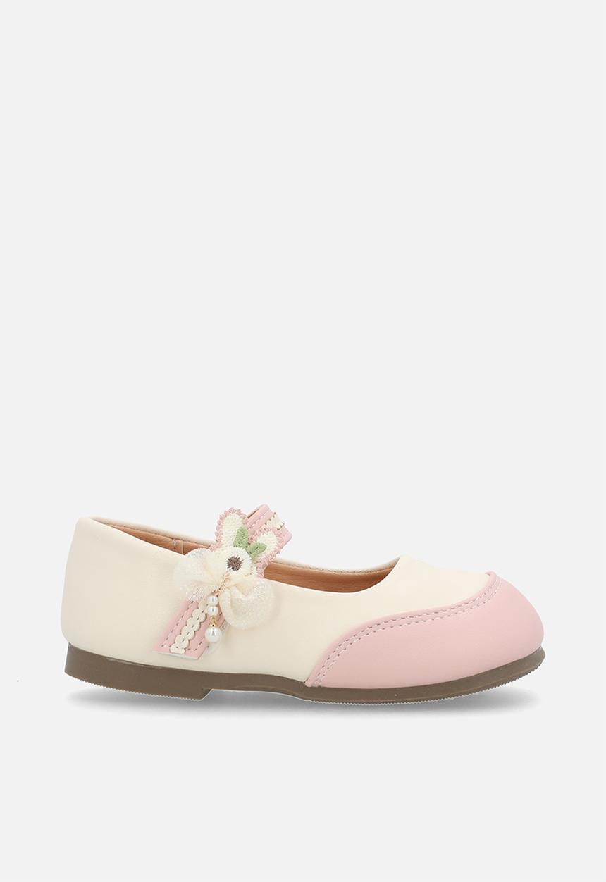 Pop Candy - PU two-tone pumps - white /pink
