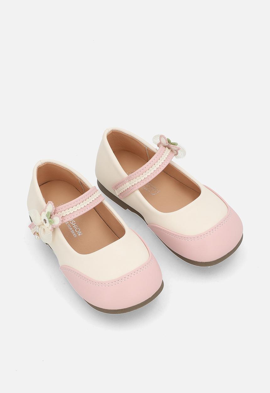 Pop Candy - PU two-tone pumps - white /pink