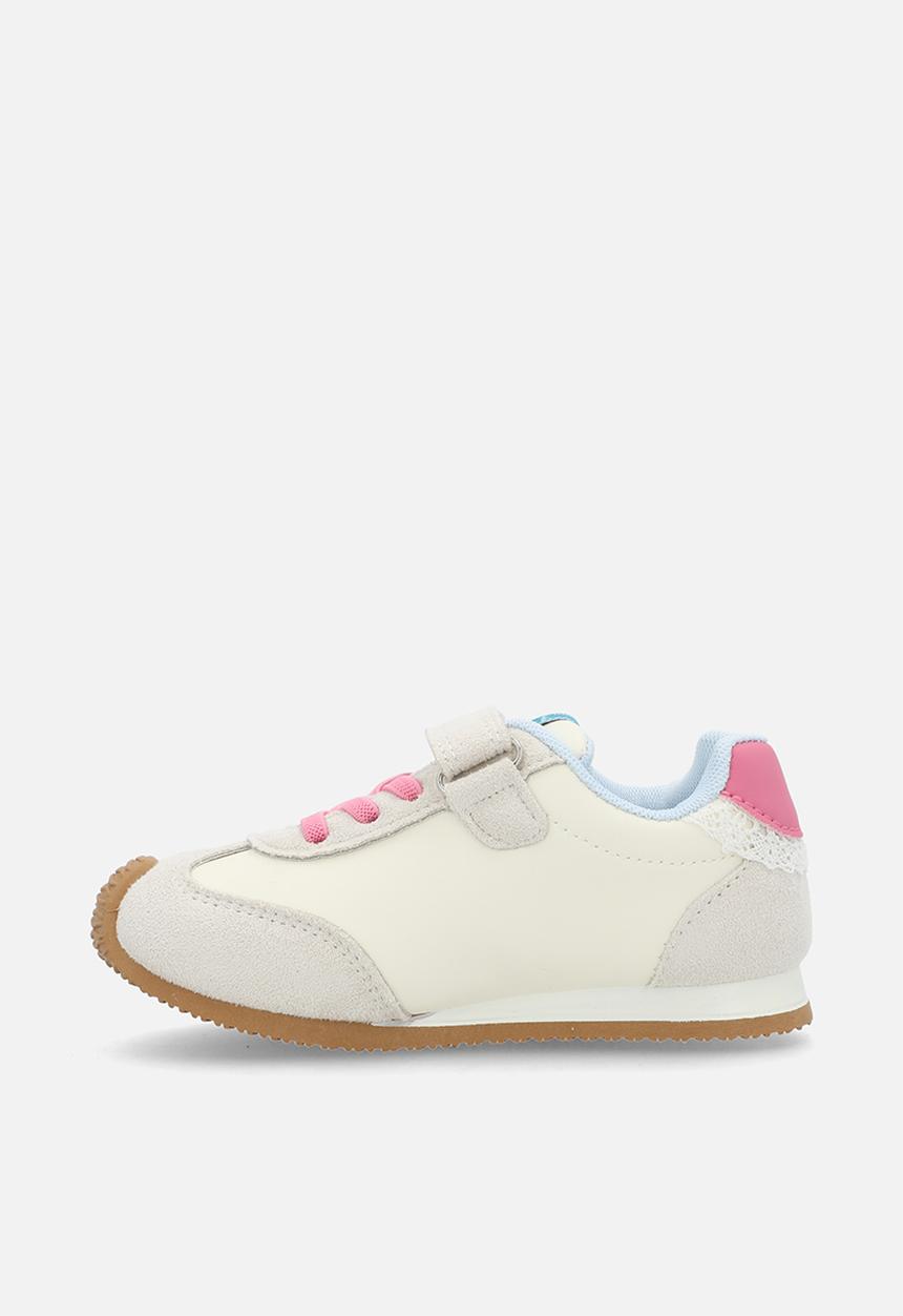 Pop Candy - Casual sneakers with embroidered bow feature - white/blue