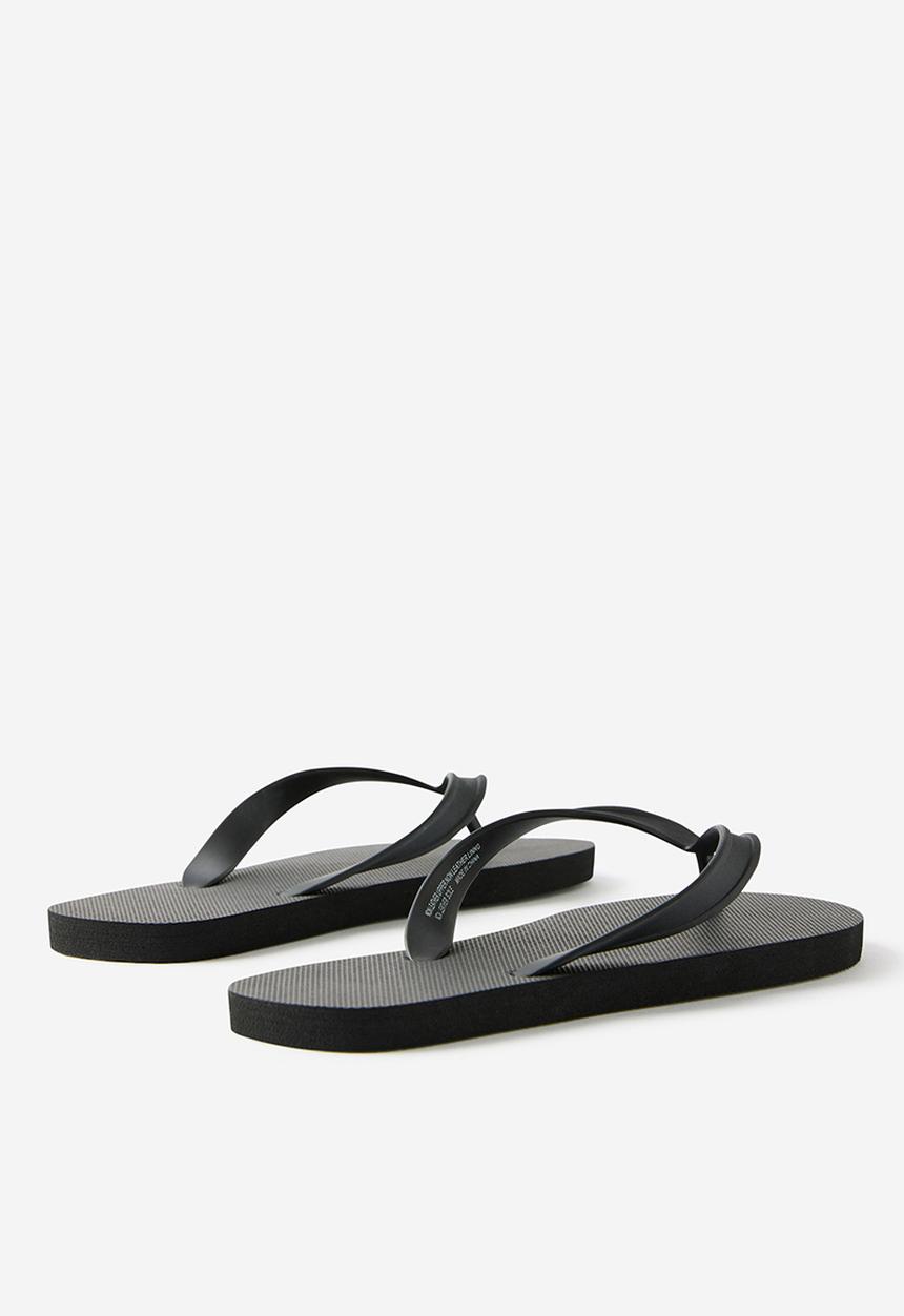 Cotton On - FLIP FLOP - BLACK/TEXTURE