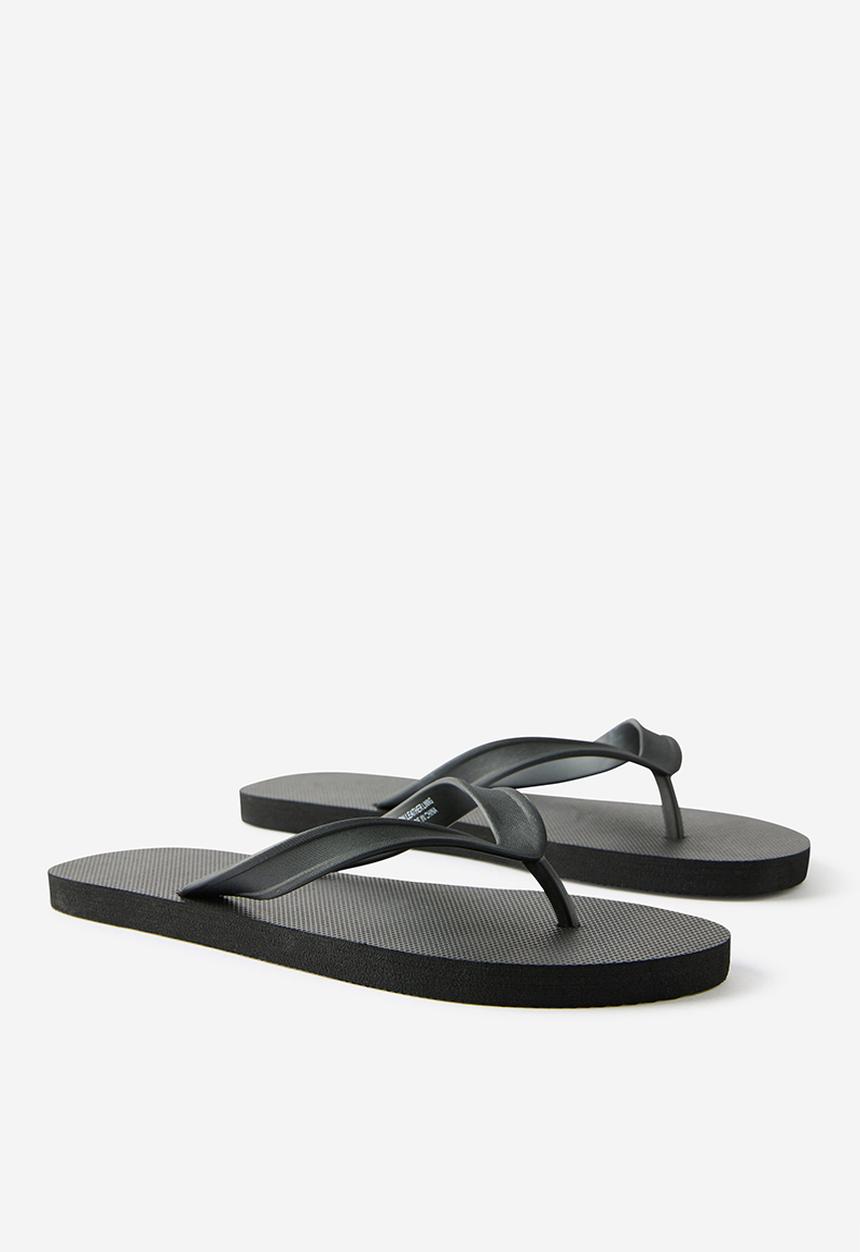 Cotton On - FLIP FLOP - BLACK/TEXTURE