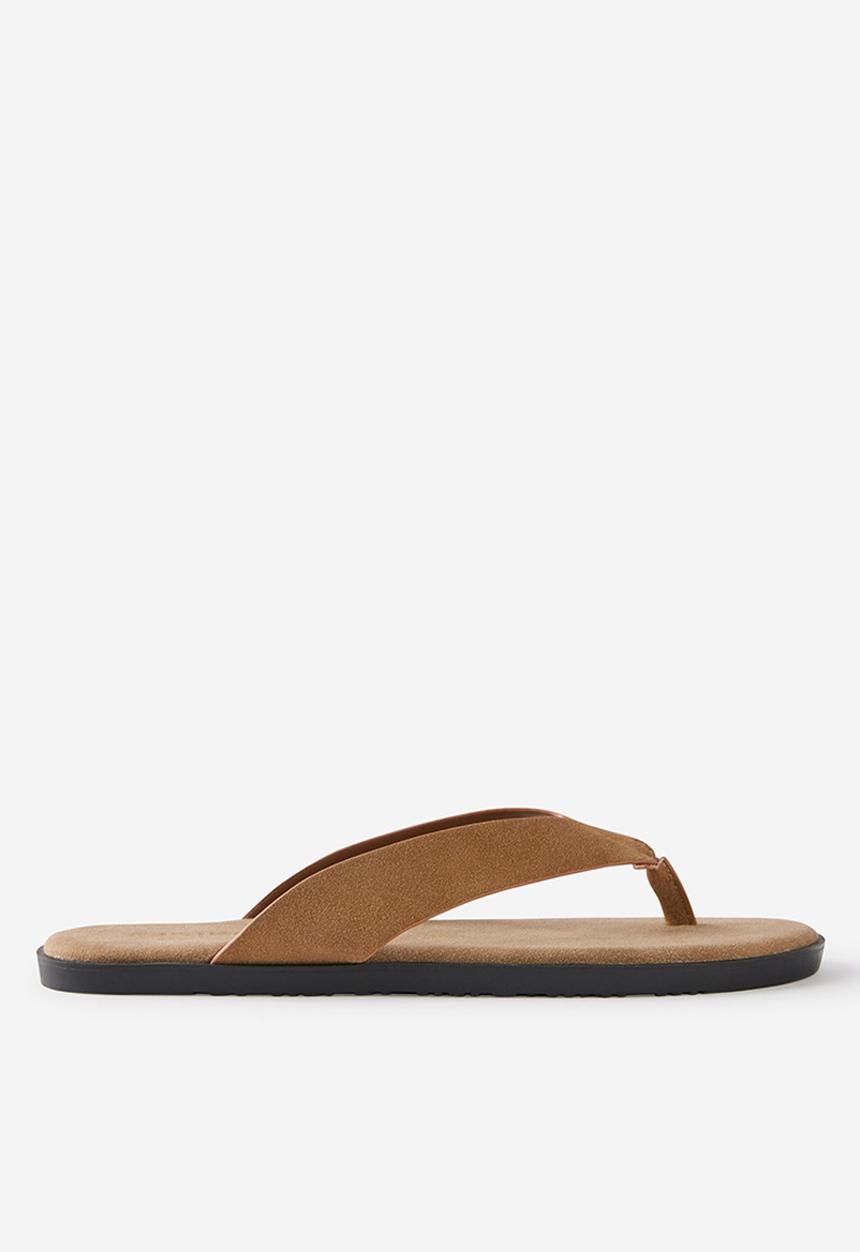 Cotton On - ELEVATED FLIP FLOP - TAN