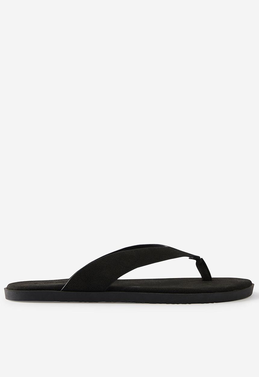 Cotton On - ELEVATED FLIP FLOP - BLACK