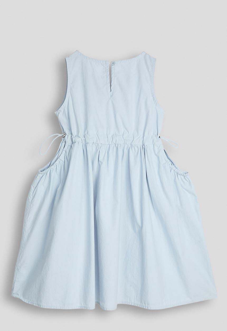 Pop Candy - Drawstring waist dress - powder blue