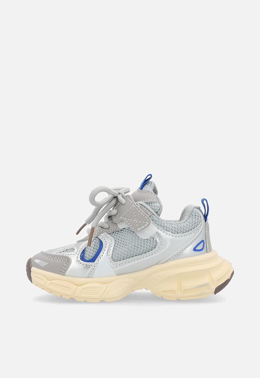 Pop Candy - Vintage-style chunky sole sneakers - silver