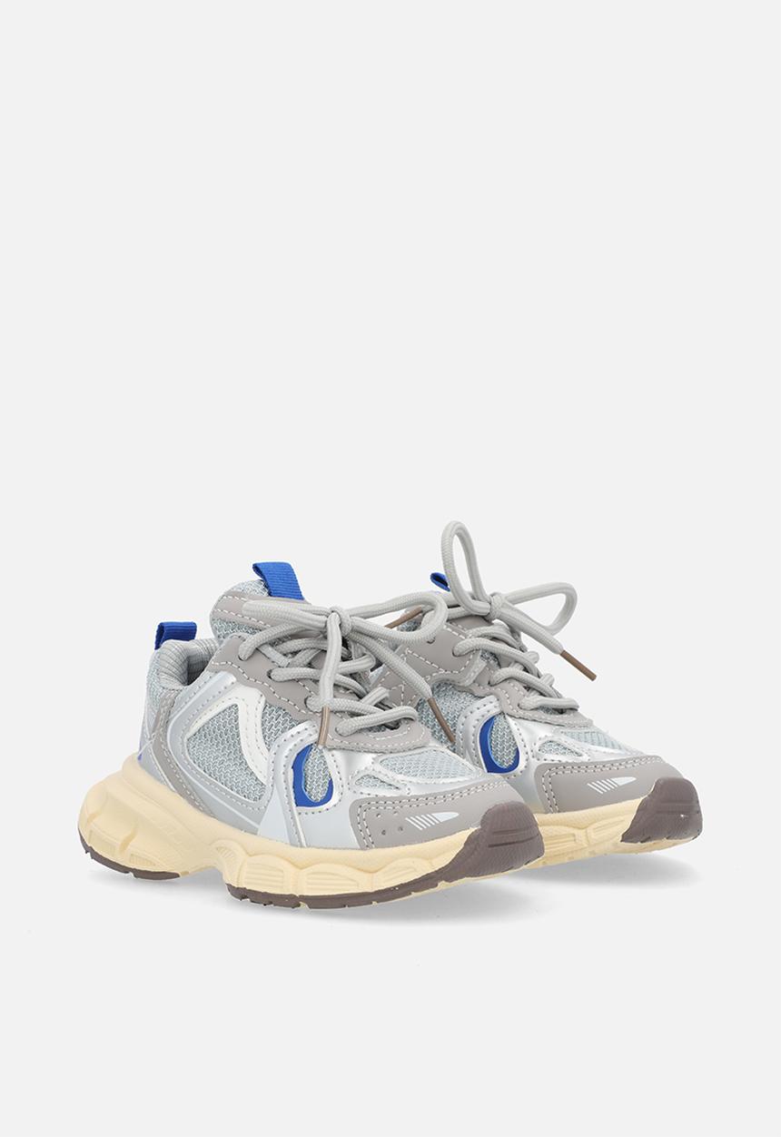 Pop Candy - Vintage-style chunky sole sneakers - silver