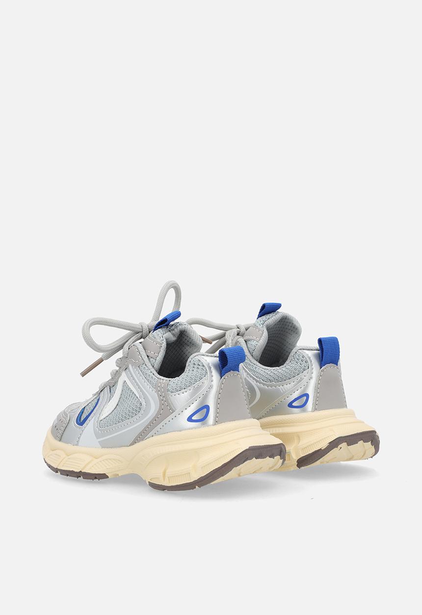 Pop Candy - Vintage-style chunky sole sneakers - silver