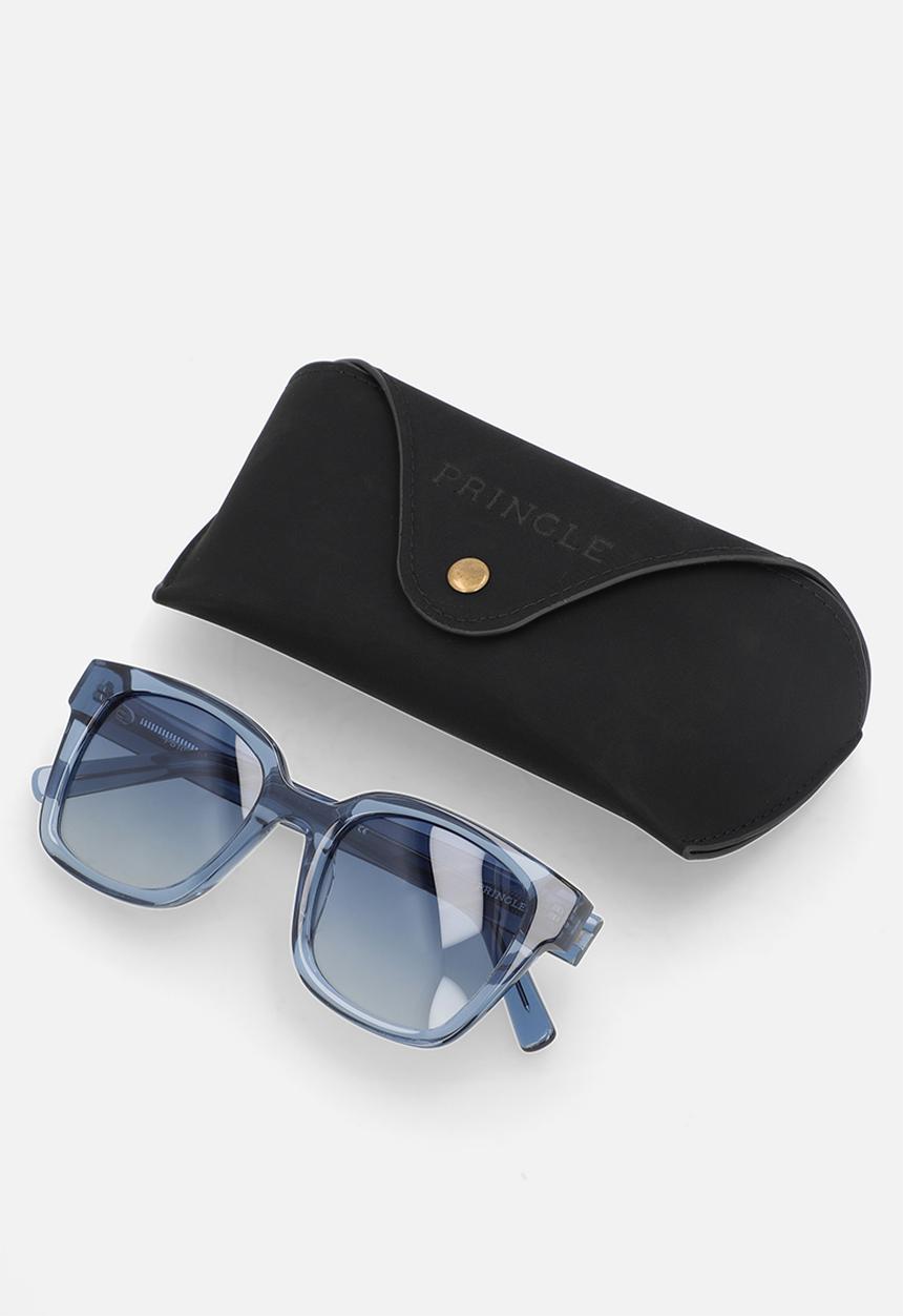 Pringle of Scotland - Pringle Sunglass & Case PS1020-BLU-51 - Crystal Blue
