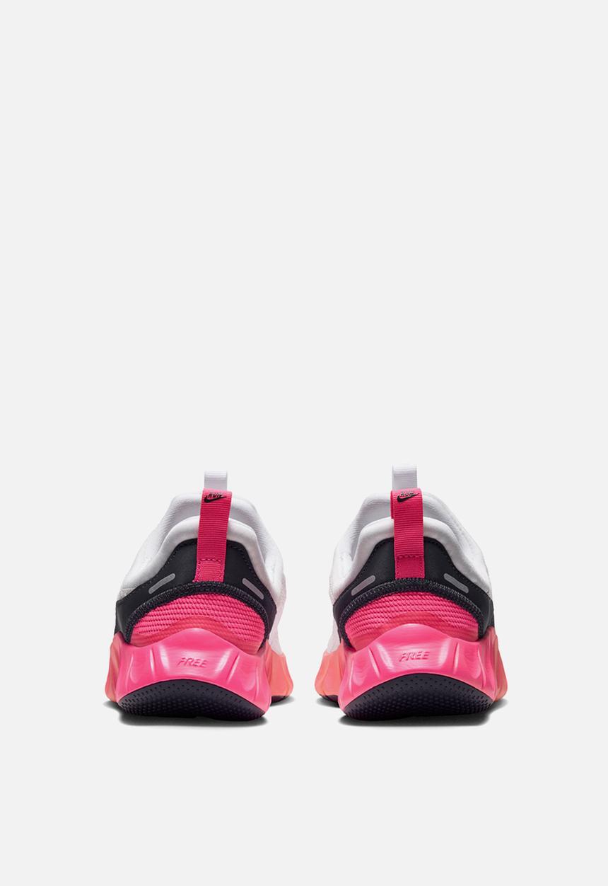 Nike - Nike free ride grade school - white/gridiron/hyper pink/atomic pink