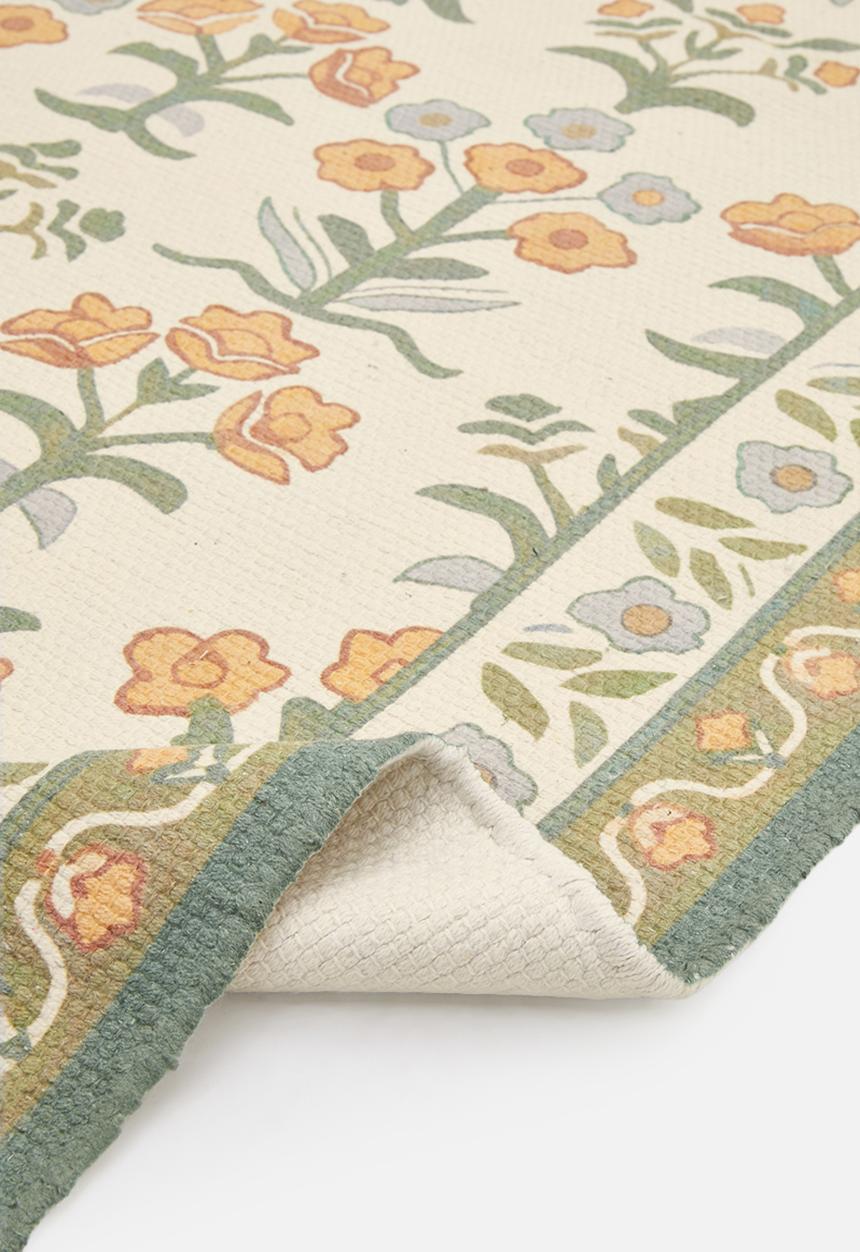 Sixth Floor - Cottage  Cotton Printed Rug Mutli