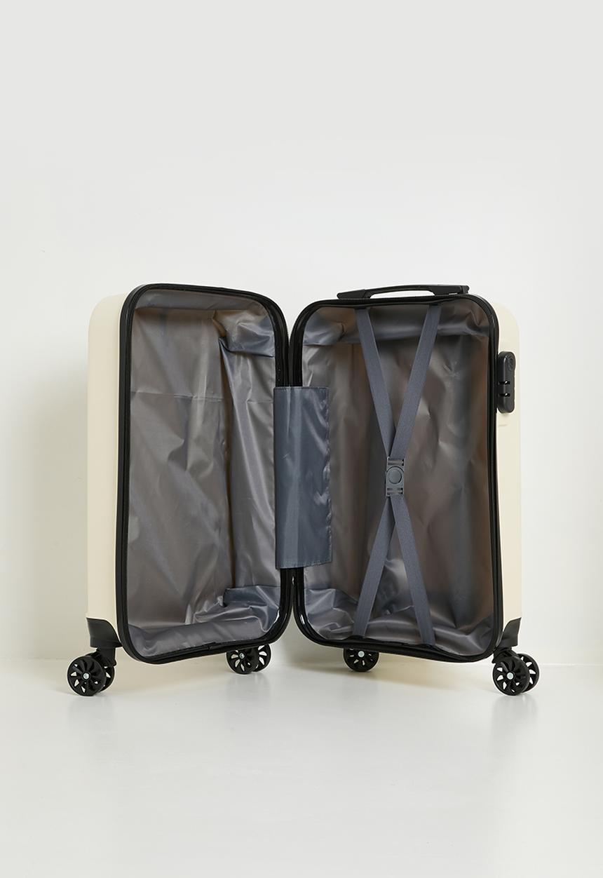 Pop Candy - Ribbed trolley bag - cream