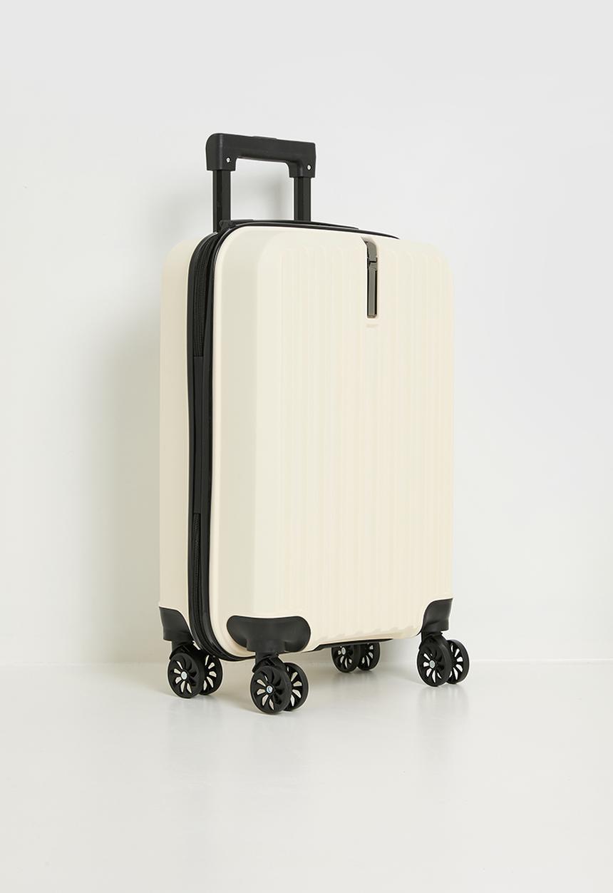 Pop Candy - Ribbed trolley bag - cream