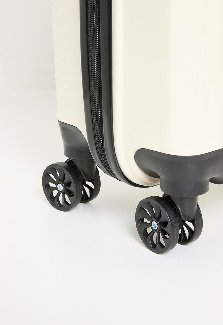 Pop Candy - Ribbed trolley bag - cream