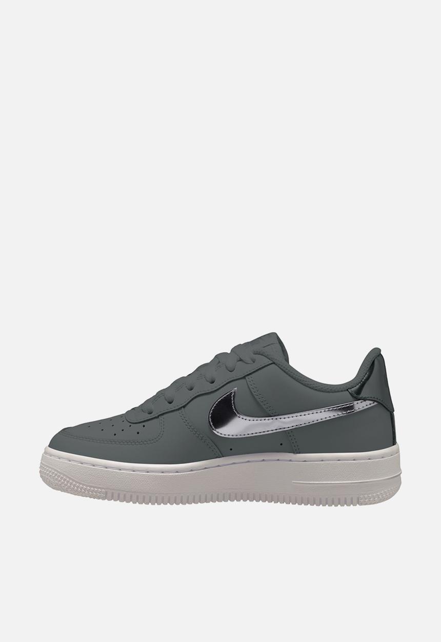 Nike - Nike air force 1 grade school - smoke grey/metallic silver/vast grey