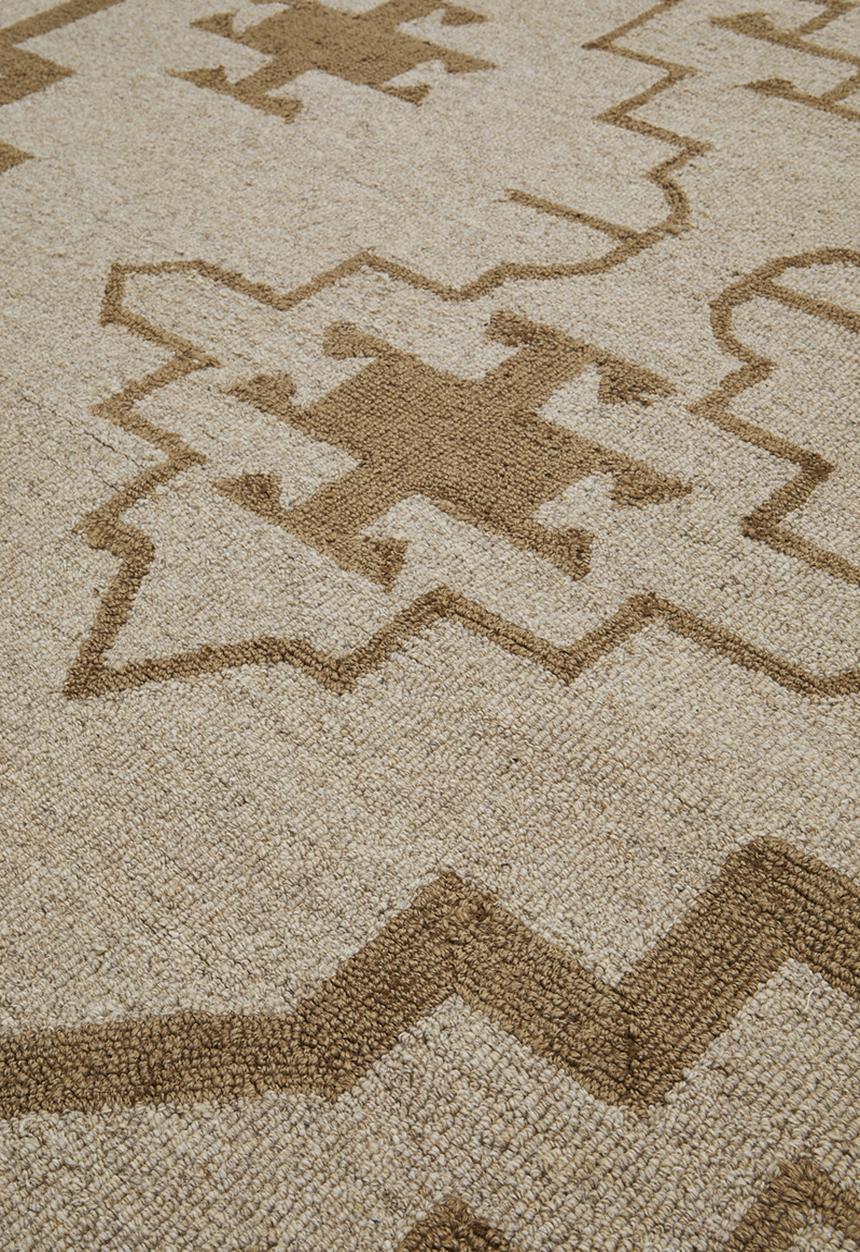 Sixth Floor - Alto Handtufted Wool & Jute Antique Rug Natural