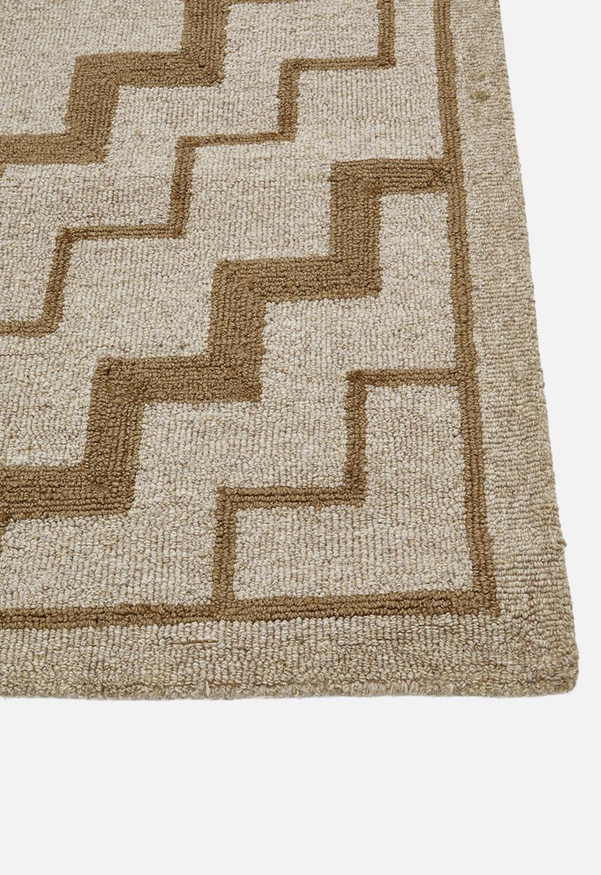 Sixth Floor - Alto Handtufted Wool & Jute Antique Rug Natural