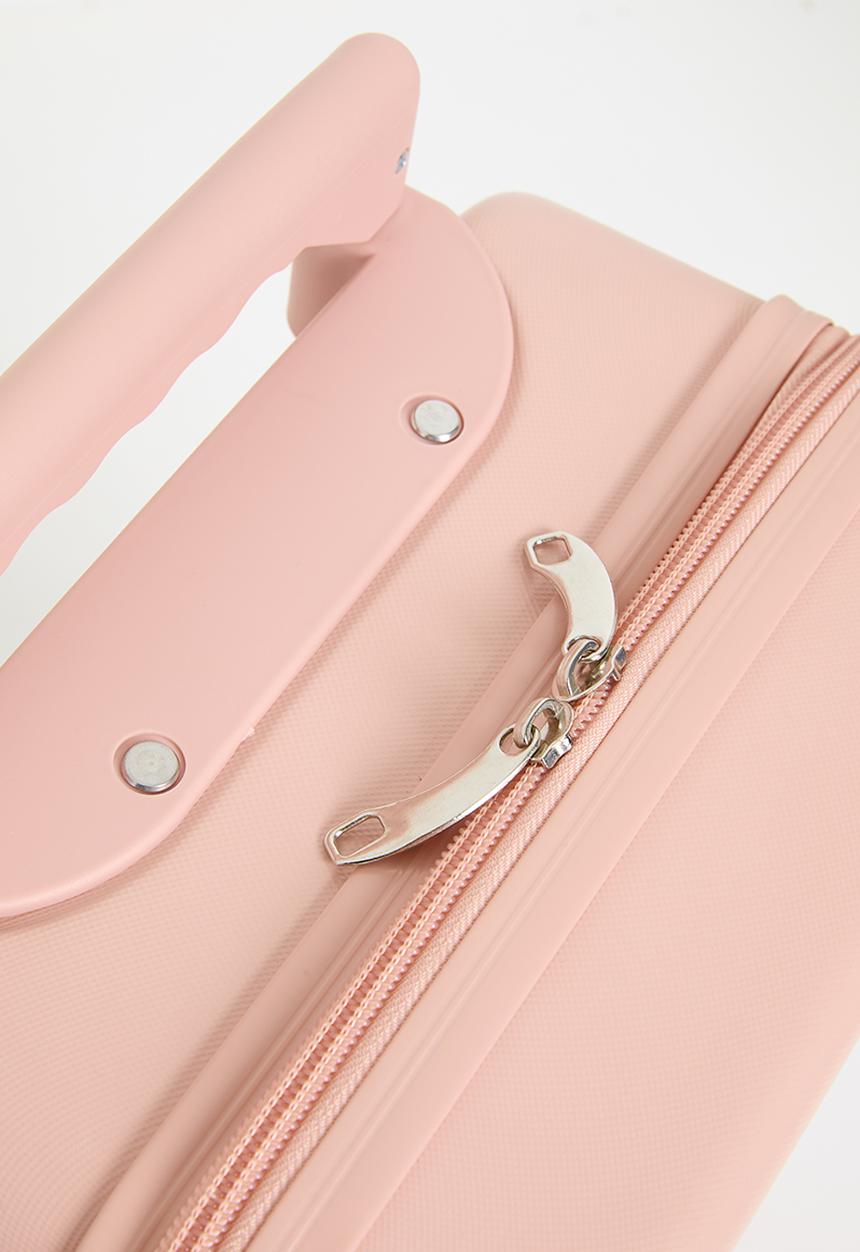 Pop Candy - Mini ribbed trolley bag - powder pink