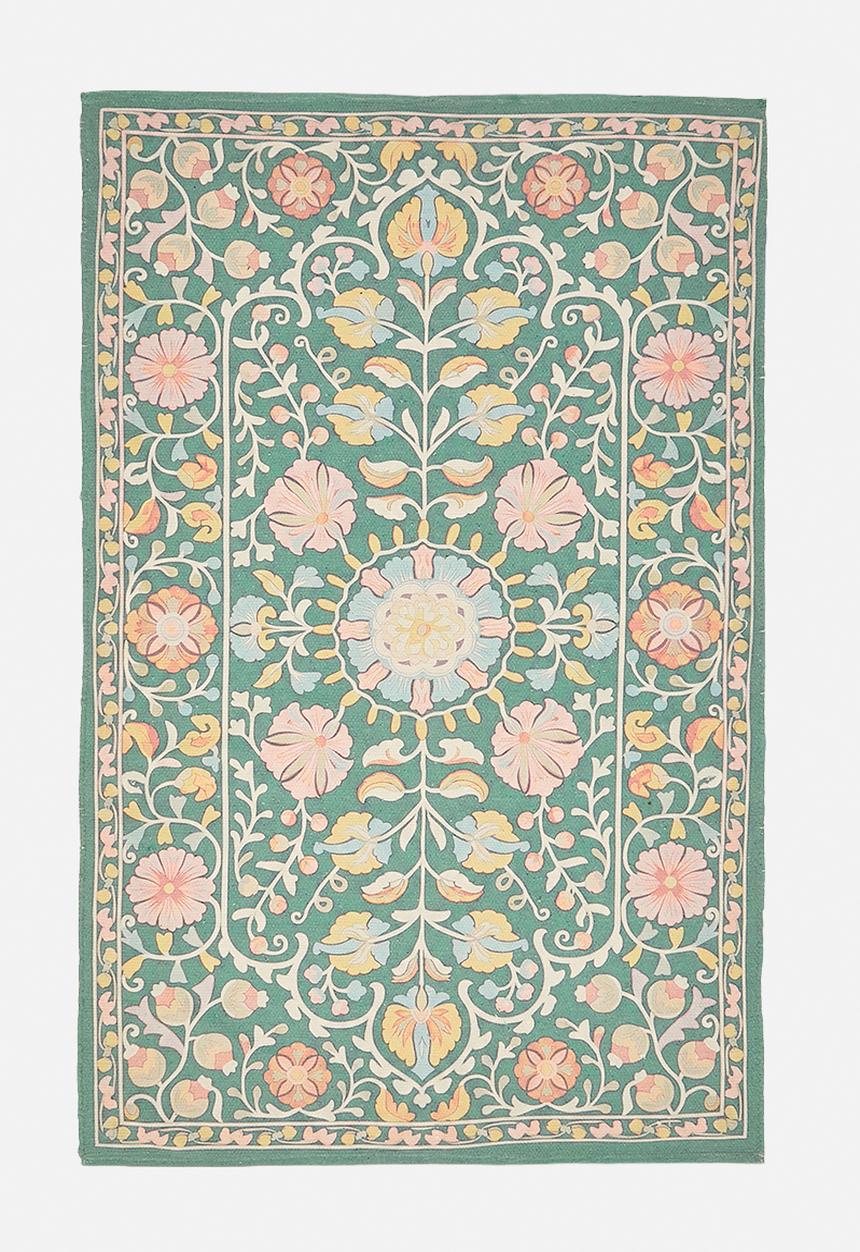Sixth Floor - Regal Garden Cotton Printed Rug Mutli