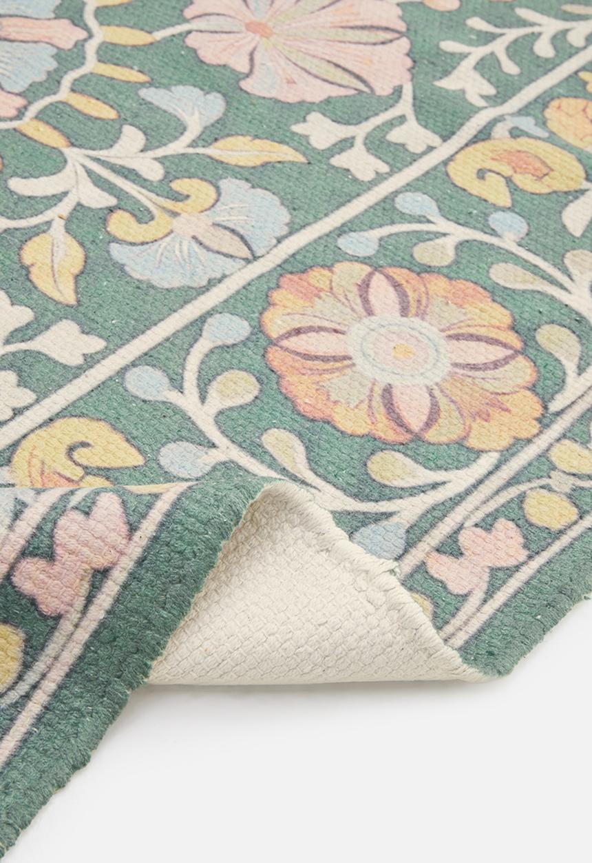 Sixth Floor - Regal Garden Cotton Printed Rug Mutli