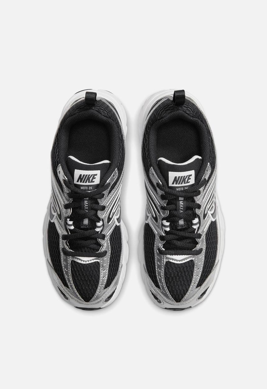Nike - Nike air max moto 2k grade school - black/metallic silver/white