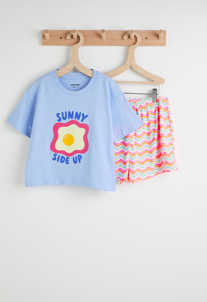 Pop Candy - Pj set - blue/wavy stripes