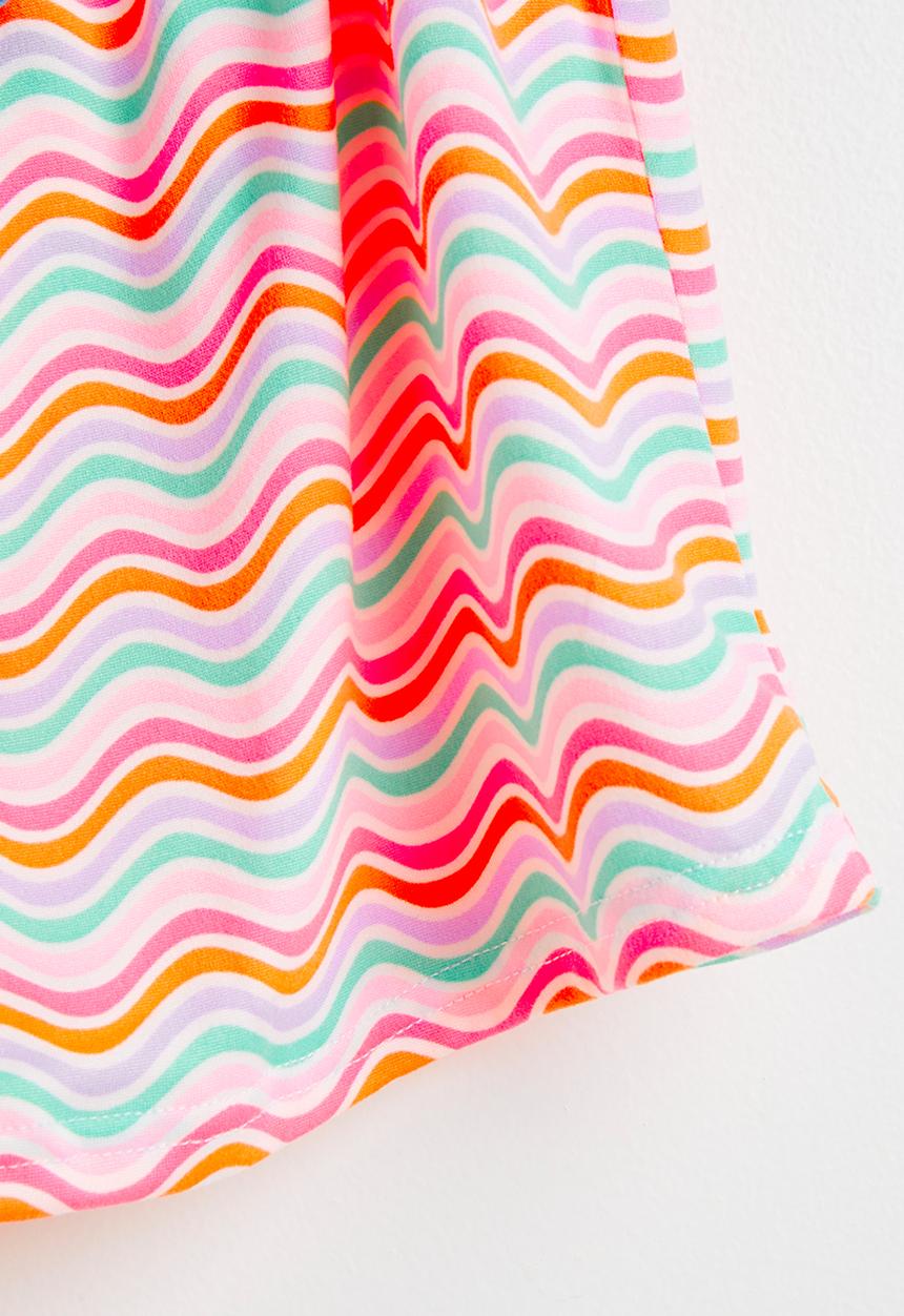 Pop Candy - Pj set - blue/wavy stripes