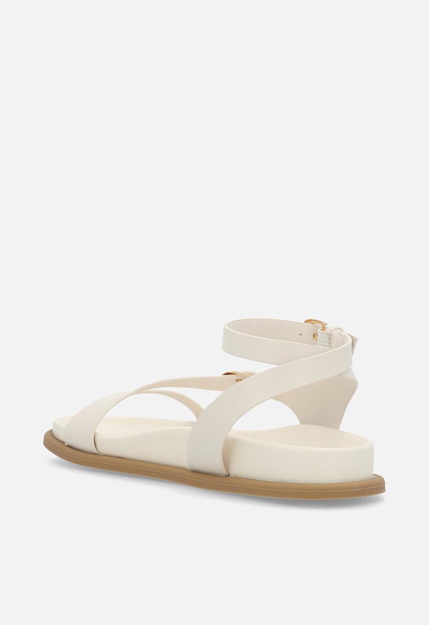 Miss Black - Polpetta 9 multi-strap sandal - ivory