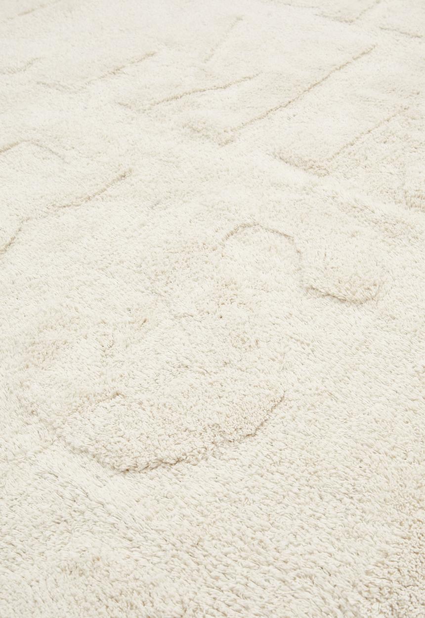 Sixth Floor - Tufted Alphabetical Rug Natural
