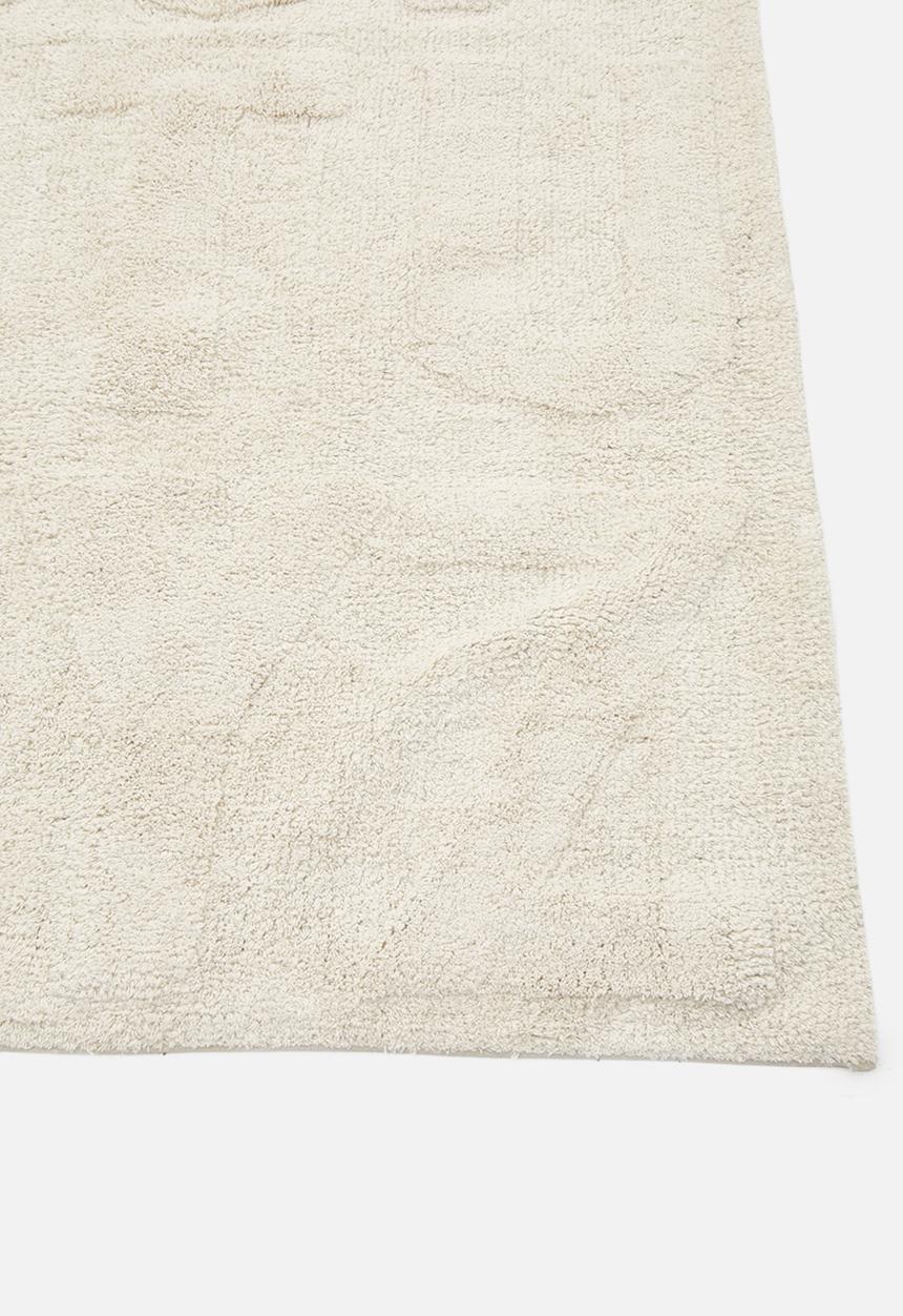 Sixth Floor - Tufted Alphabetical Rug Natural