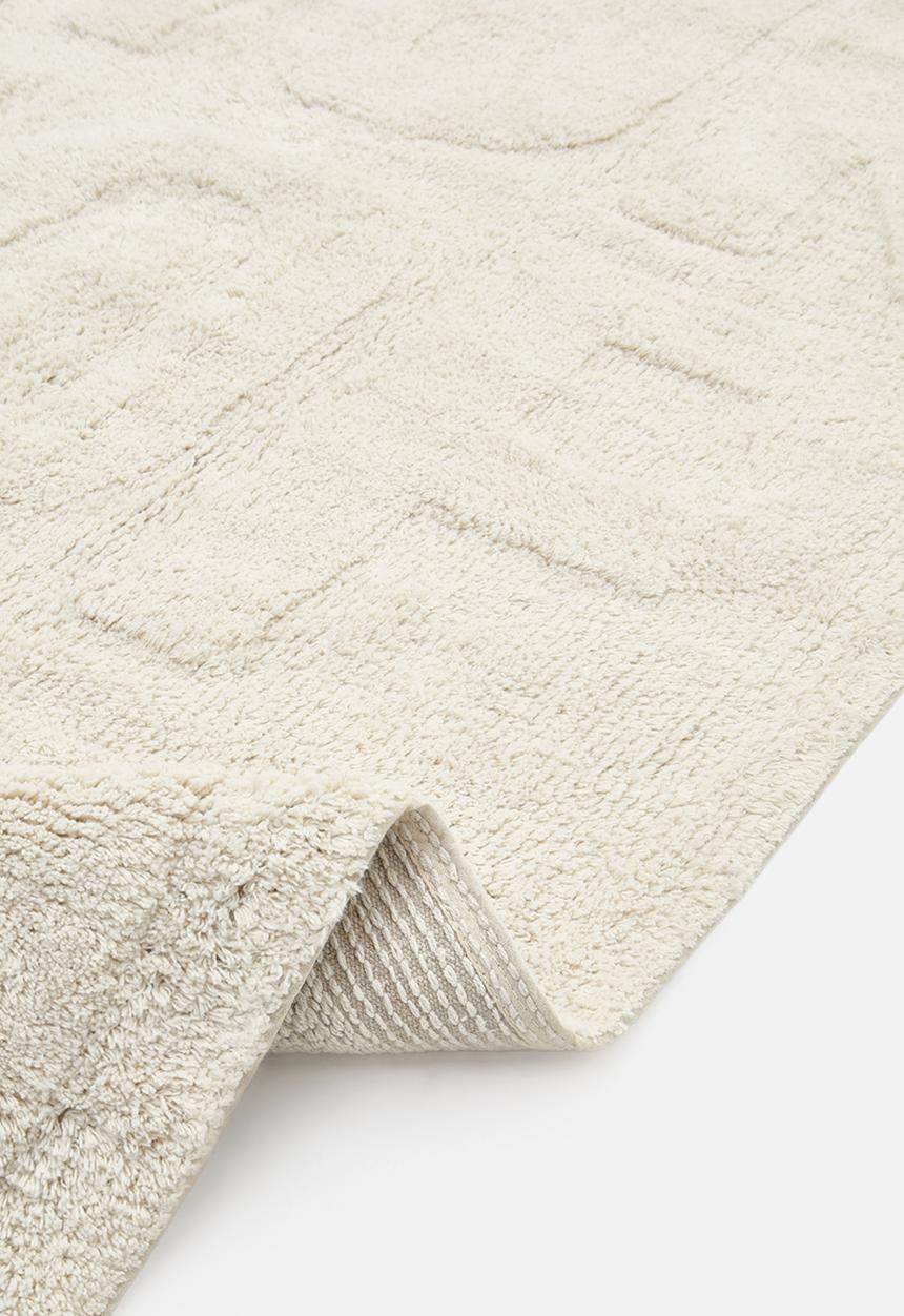 Sixth Floor - Tufted Alphabetical Rug Natural