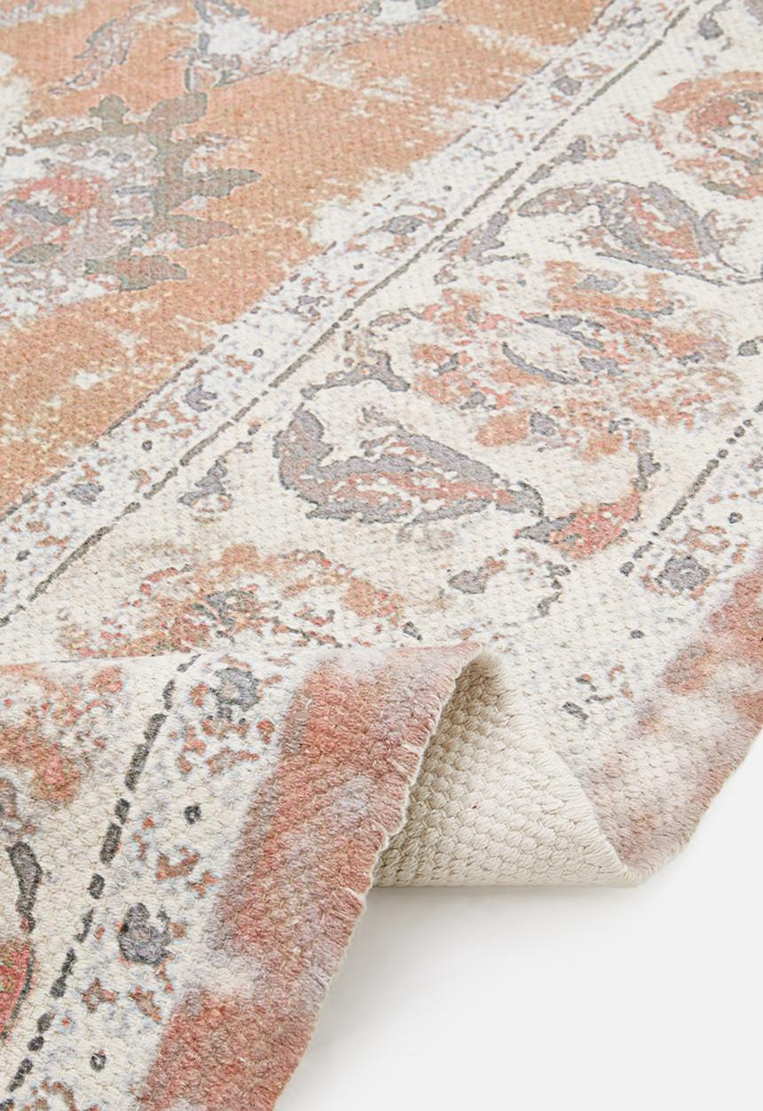 Sixth Floor - Antique Pascal Cotton Printed Rug Mutli