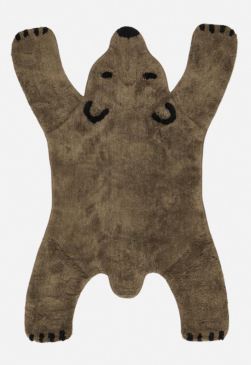 Sixth Floor - Shaped Bear Rug Brown