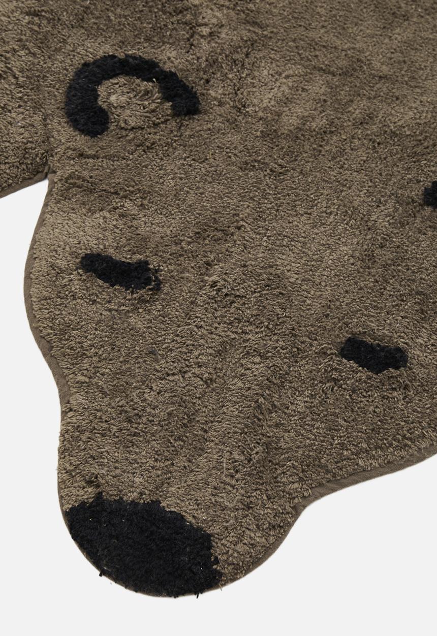 Sixth Floor - Shaped Bear Rug Brown