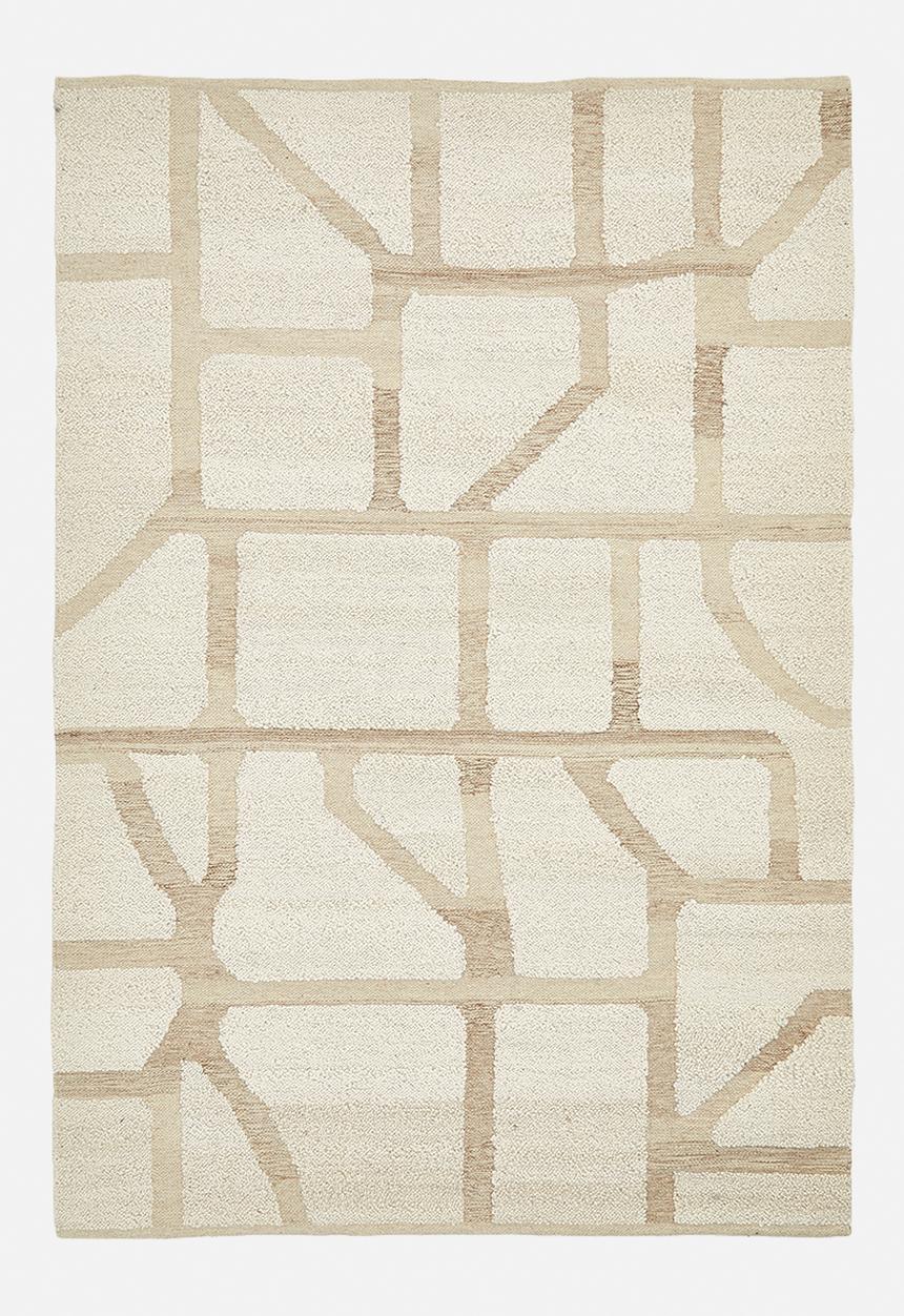 Sixth Floor - Lino Handwoven Wool Rug- Ivory