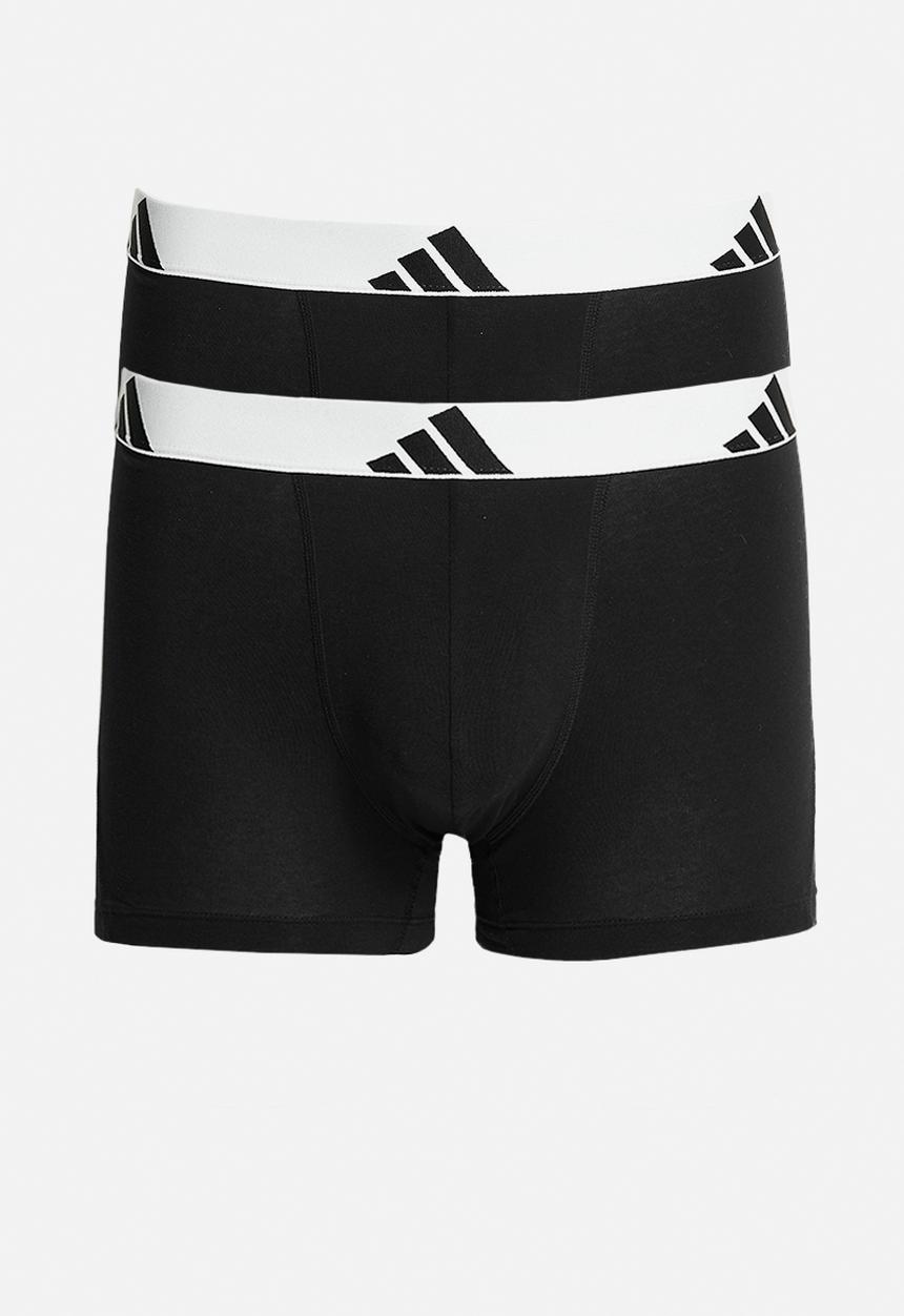 adidas Performance - Active Flex Cotton - 2PK Trunk - White Band - BBB -