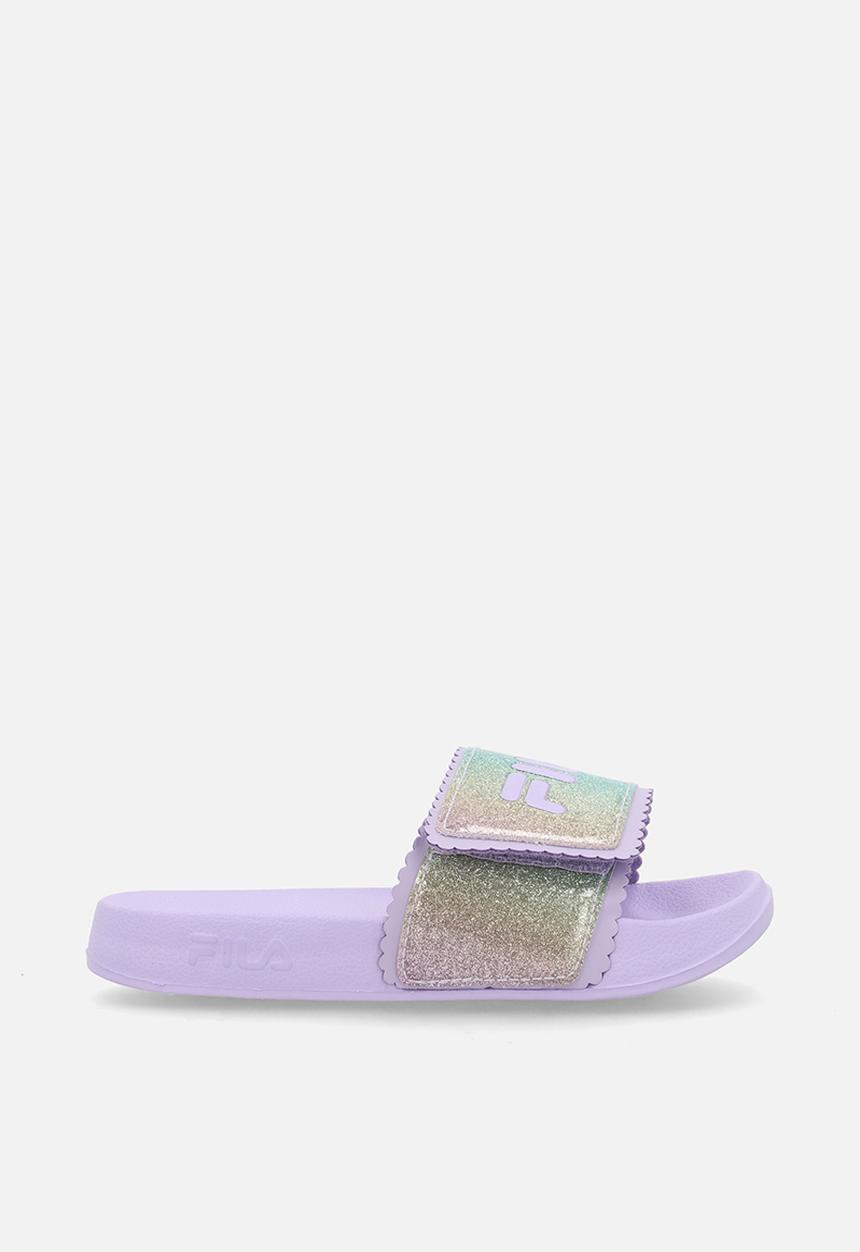 FILA - Glitter slide-purple/purple glitter
