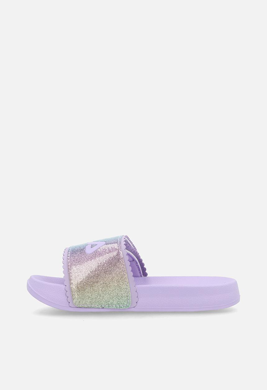 FILA - Glitter slide-purple/purple glitter